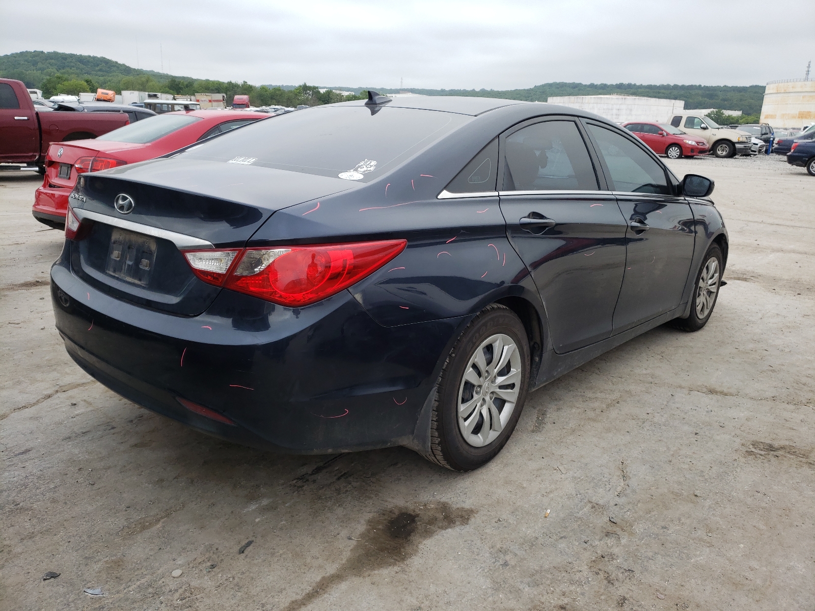 Photo 4 from auction – 2013 HYUNDAI SONATA GLS with VIN 5NPEB4AC0DH521549