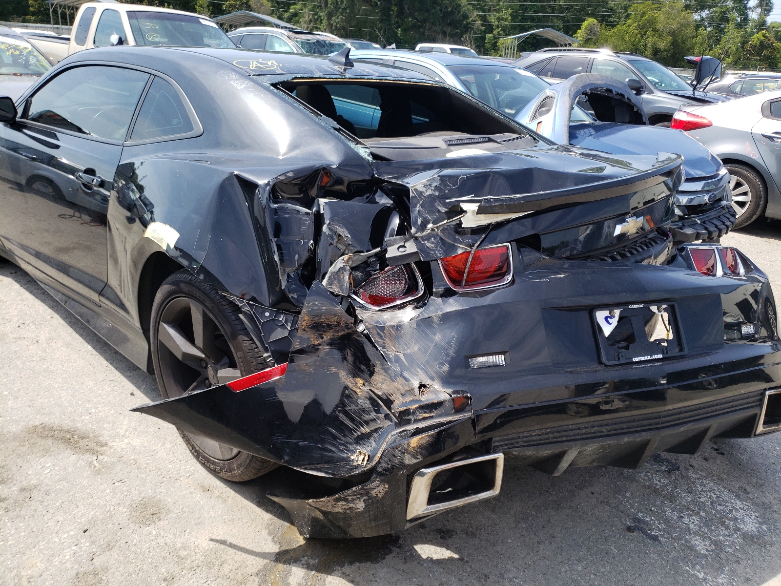 Photo 9 from auction – 2012 CHEVROLET CAMARO SS with VIN 2G1FS1EW8C9108859