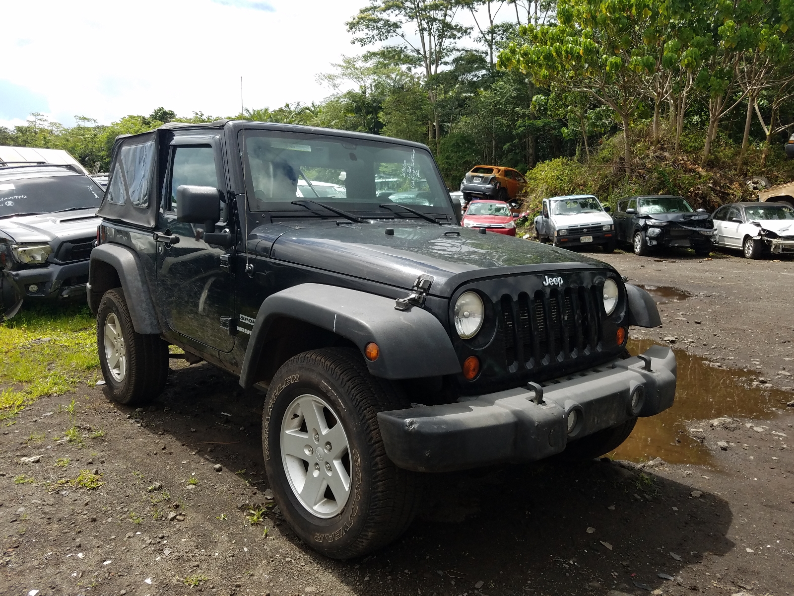 JEEP WRANGLER S 2012 with VIN 1C4AJWAG4CL255950 - Photo from auction