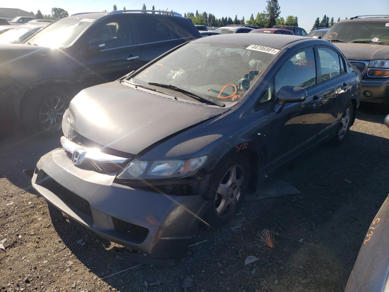 Photo 2 from auction – 2010 HONDA CIVIC LX with VIN 19XFA1F58AE024586