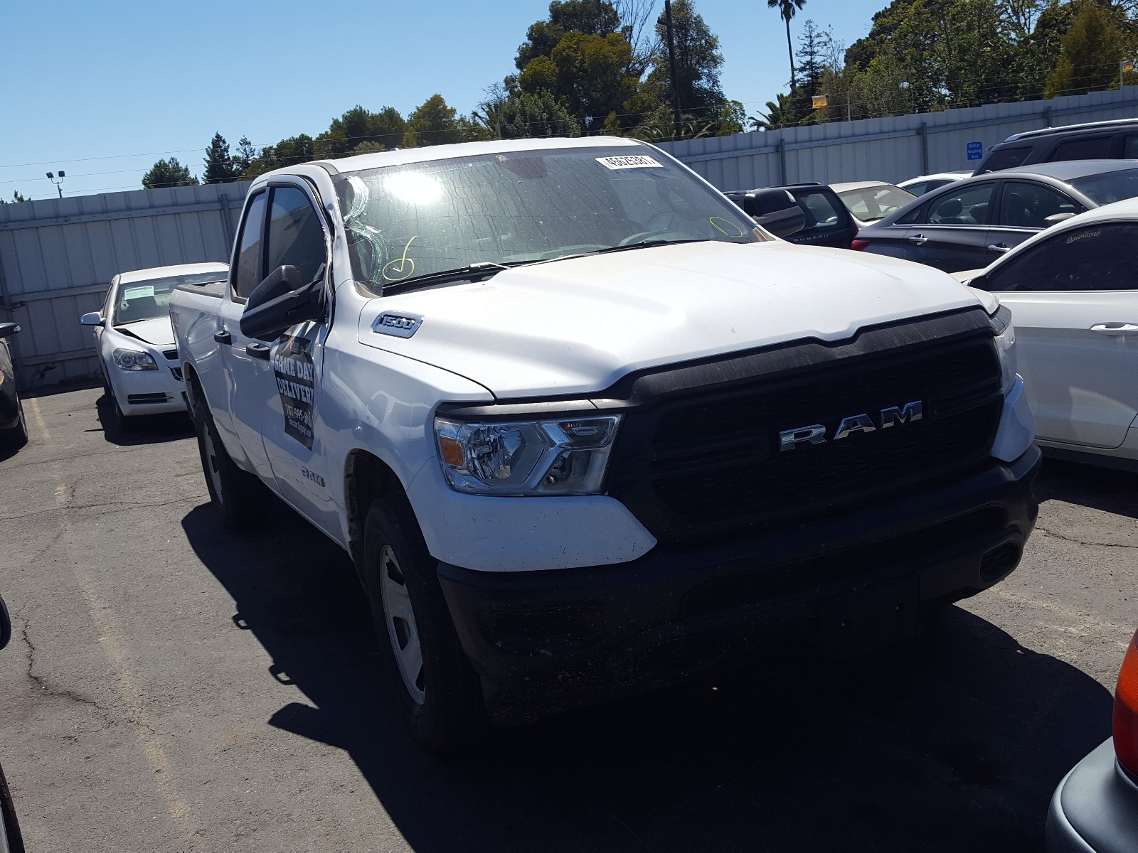 RAM 1500 TRADE 2020 with VIN 1C6SRECG5LN385977 - Photo from auction