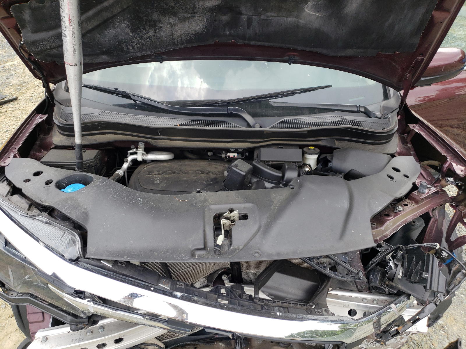 Photo 7 from auction – 2017 HONDA PILOT EX with VIN 5FNYF6H31HB027661