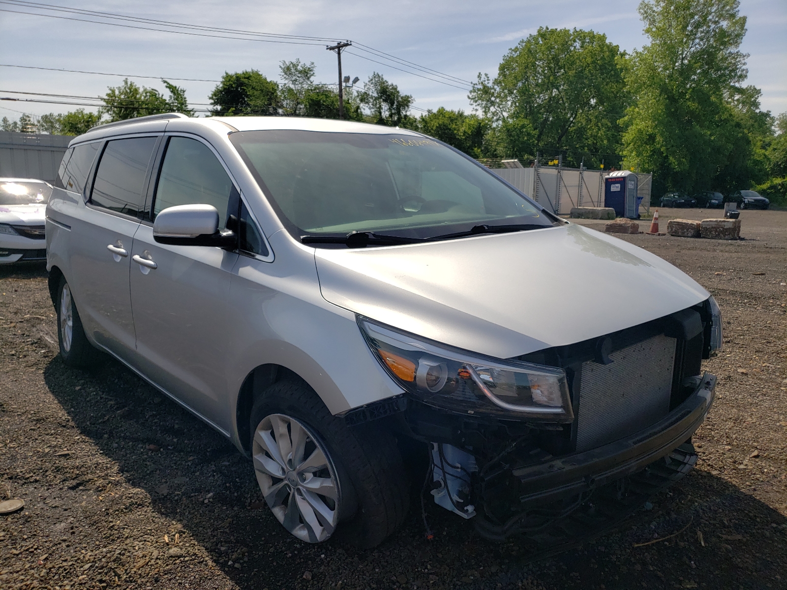 KIA SEDONA EX 2017 with VIN KNDMC5C13H6263540 - Photo from auction