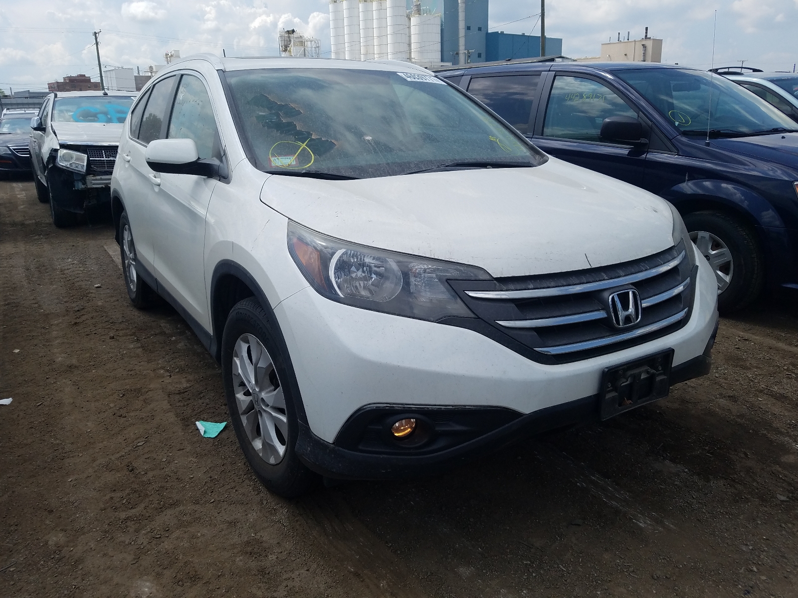 HONDA CR-V EXL 2013 with VIN 5J6RM4H75DL039718 - Photo from auction