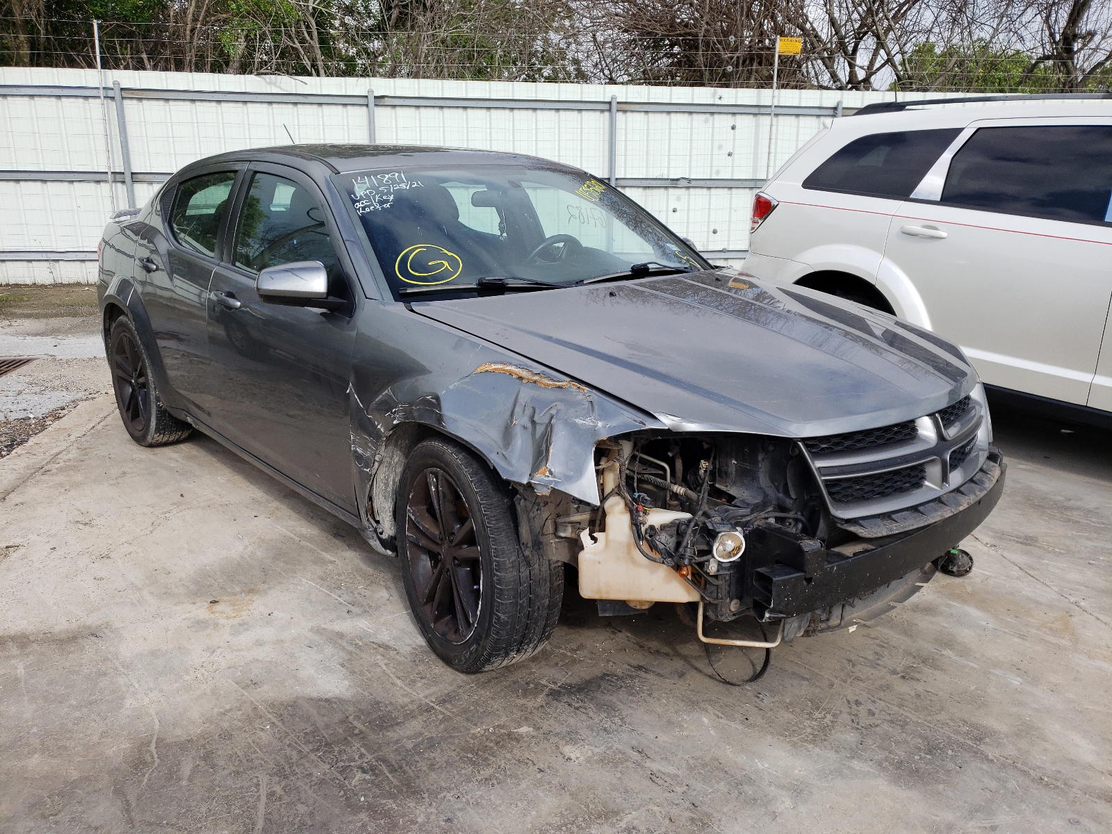 DODGE AVENGER SX 2013 with VIN 1C3CDZCB9DN616537 - Photo from auction