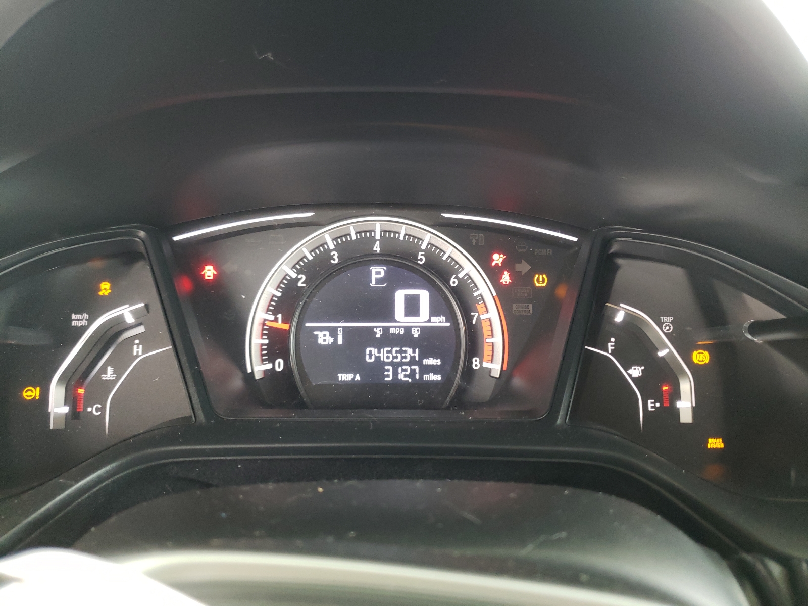 Photo 8 from auction – 2017 HONDA CIVIC LX with VIN 19XFC2F59HE038801