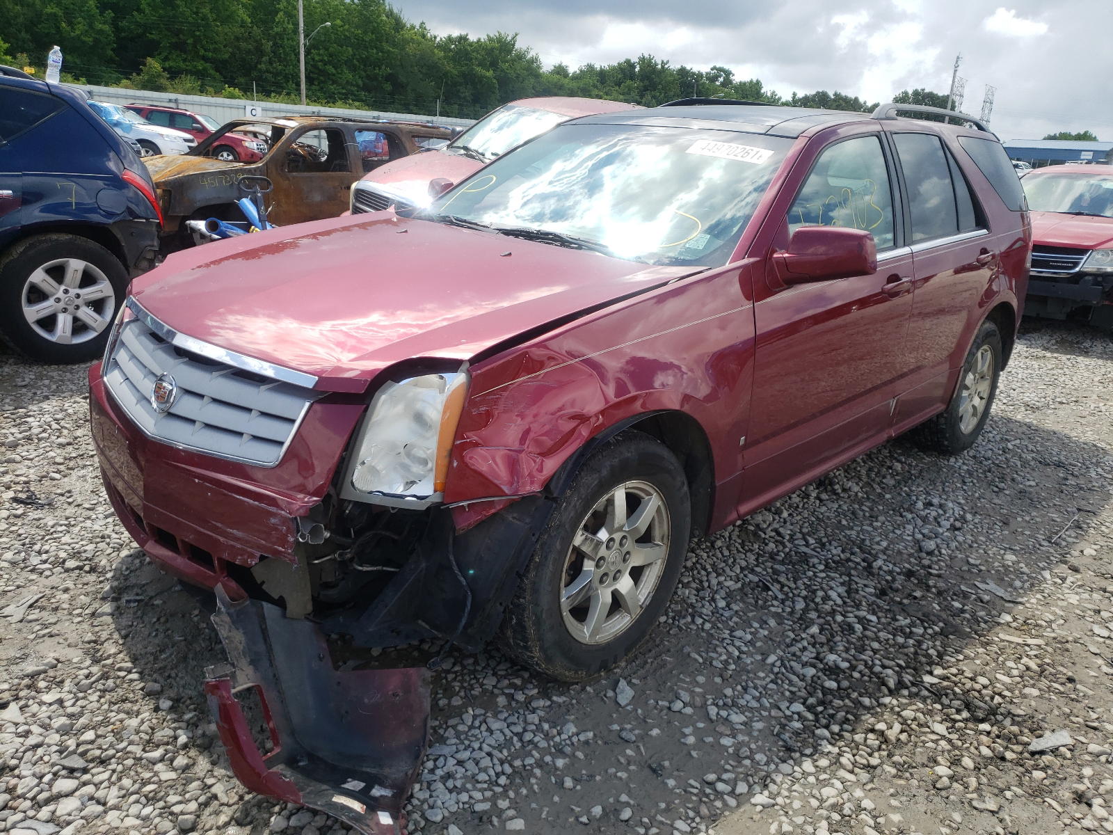 Photo 2 from auction – 2007 CADILLAC SRX with VIN 1GYEE637270162218