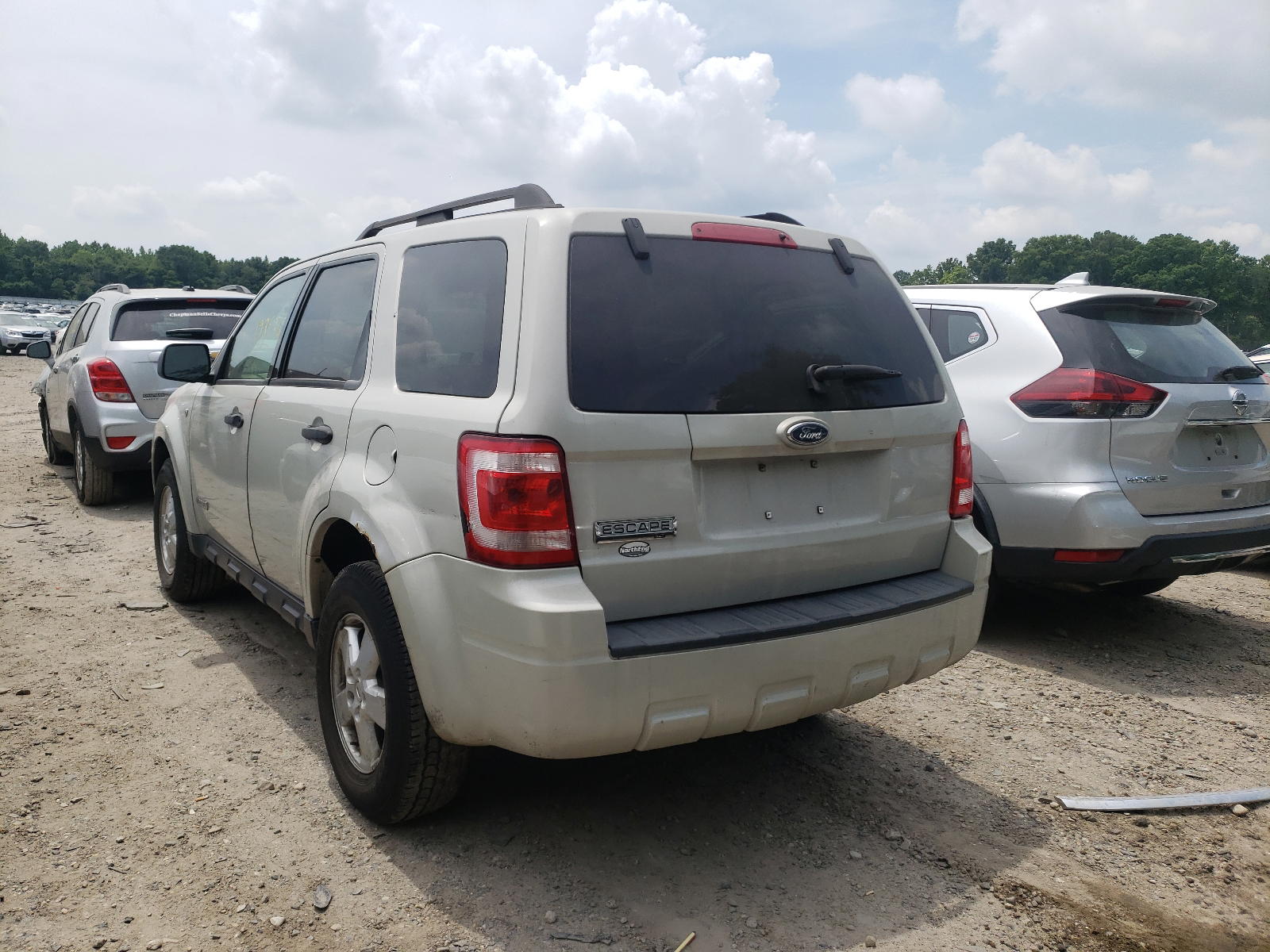 Photo 3 from auction – 2008 FORD ESCAPE XLT with VIN 1FMCU93128KD30776