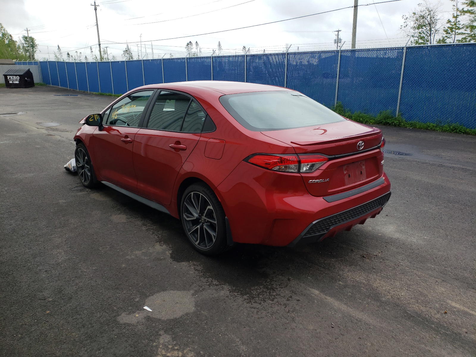 Photo 3 from auction – 2020 TOYOTA COROLLA SE with VIN 5YFB4RBEXLP005243