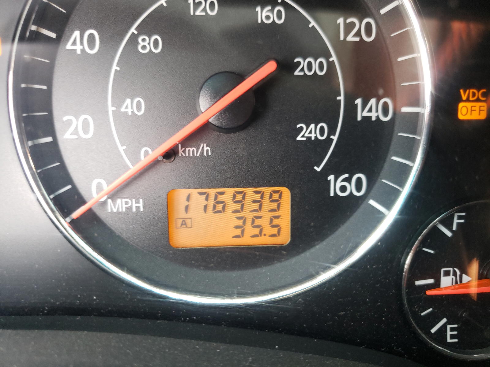 Photo 8 from auction – 2003 INFINITI FX35 with VIN JNRAS08WX3X207451