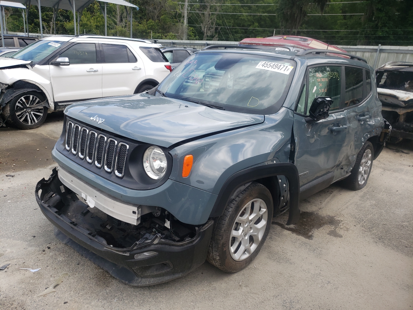 Photo 2 from auction – 2018 JEEP RENEGADE L with VIN ZACCJABB0JPH13197