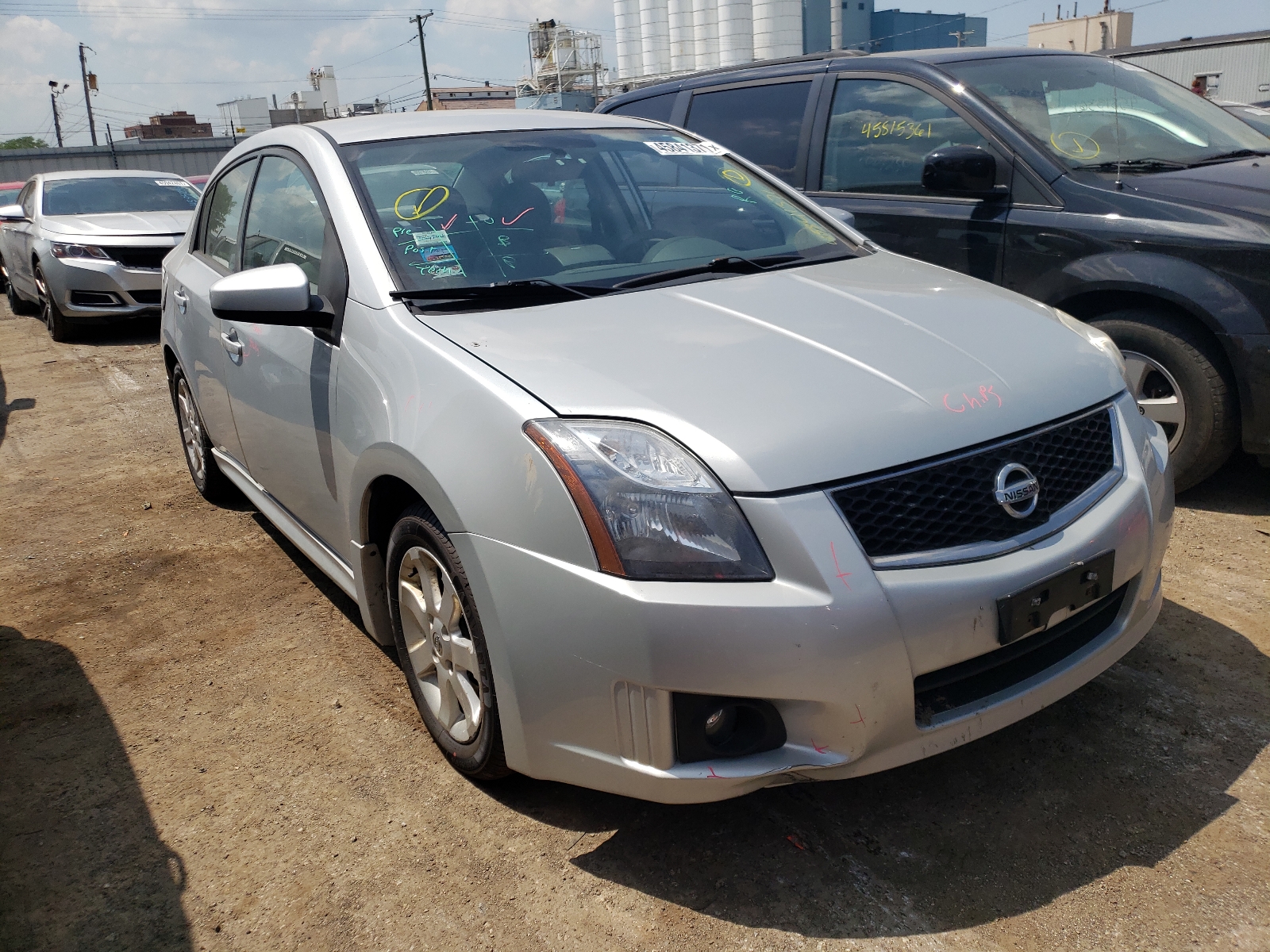 Photo 1 from auction – 2012 NISSAN SENTRA 2.0 with VIN 3N1AB6AP8CL608128