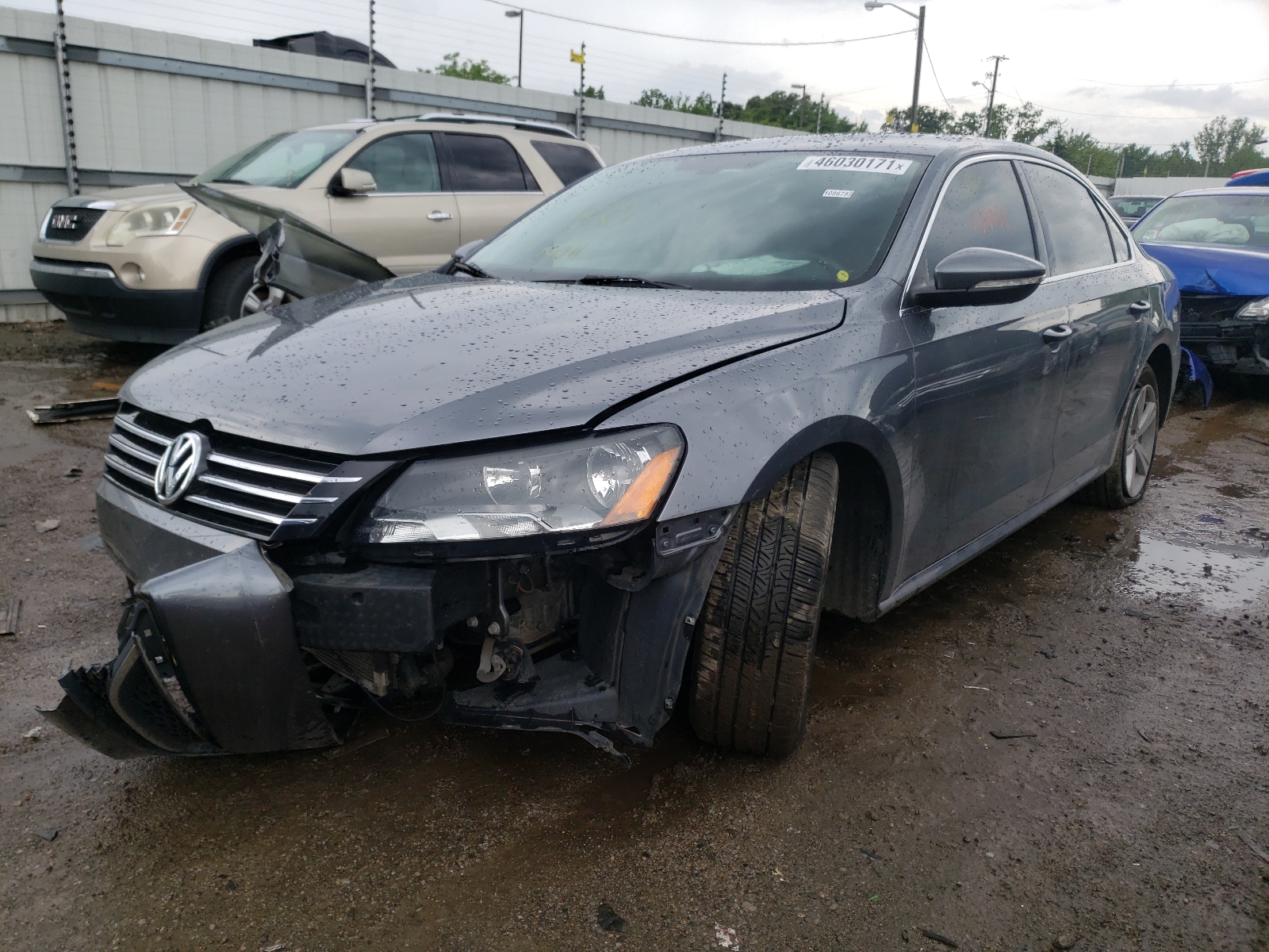 Photo 2 from auction – 2012 VOLKSWAGEN PASSAT SE with VIN 1VWBP7A39CC052149