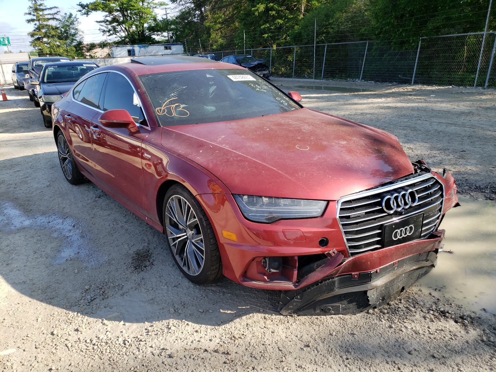 AUDI A7 PREMIUM 2017 with VIN WAUW2AFC7HN034721 - Photo from auction