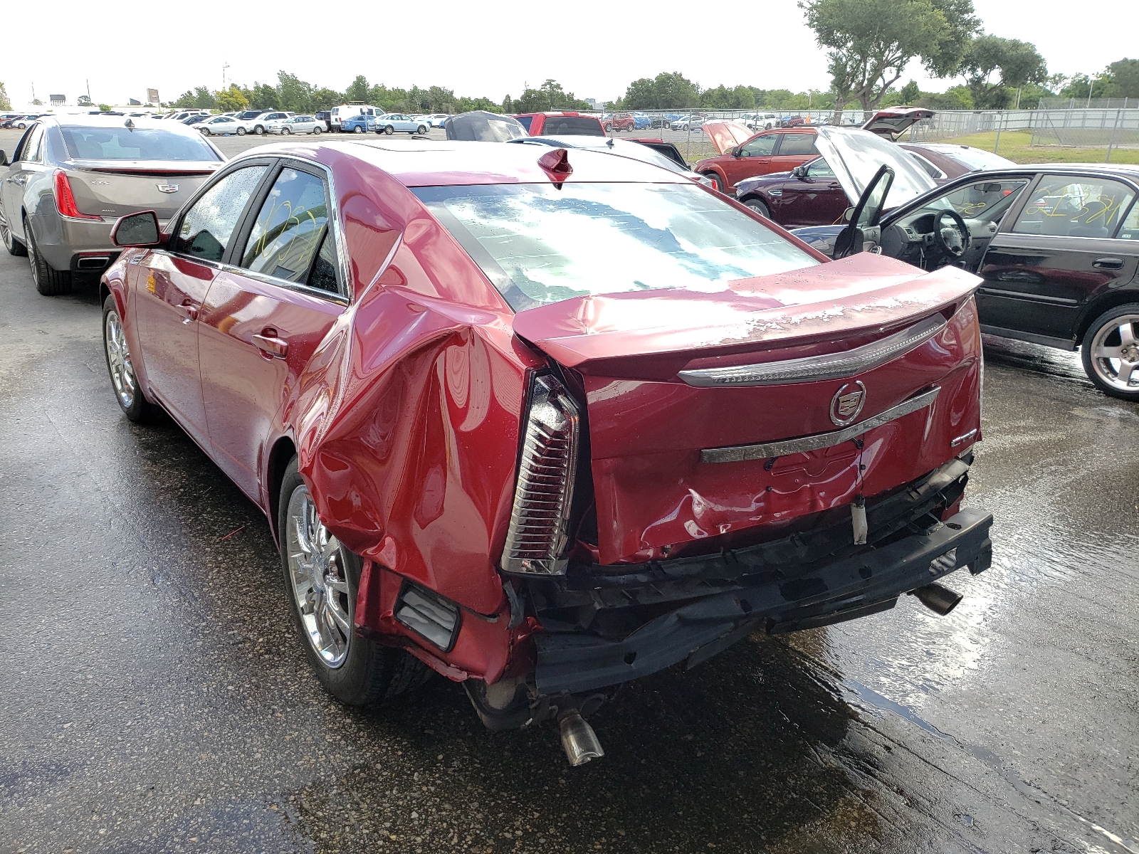 Photo 3 from auction – 2009 CADILLAC CTS with VIN 1G6DJ577X90152656