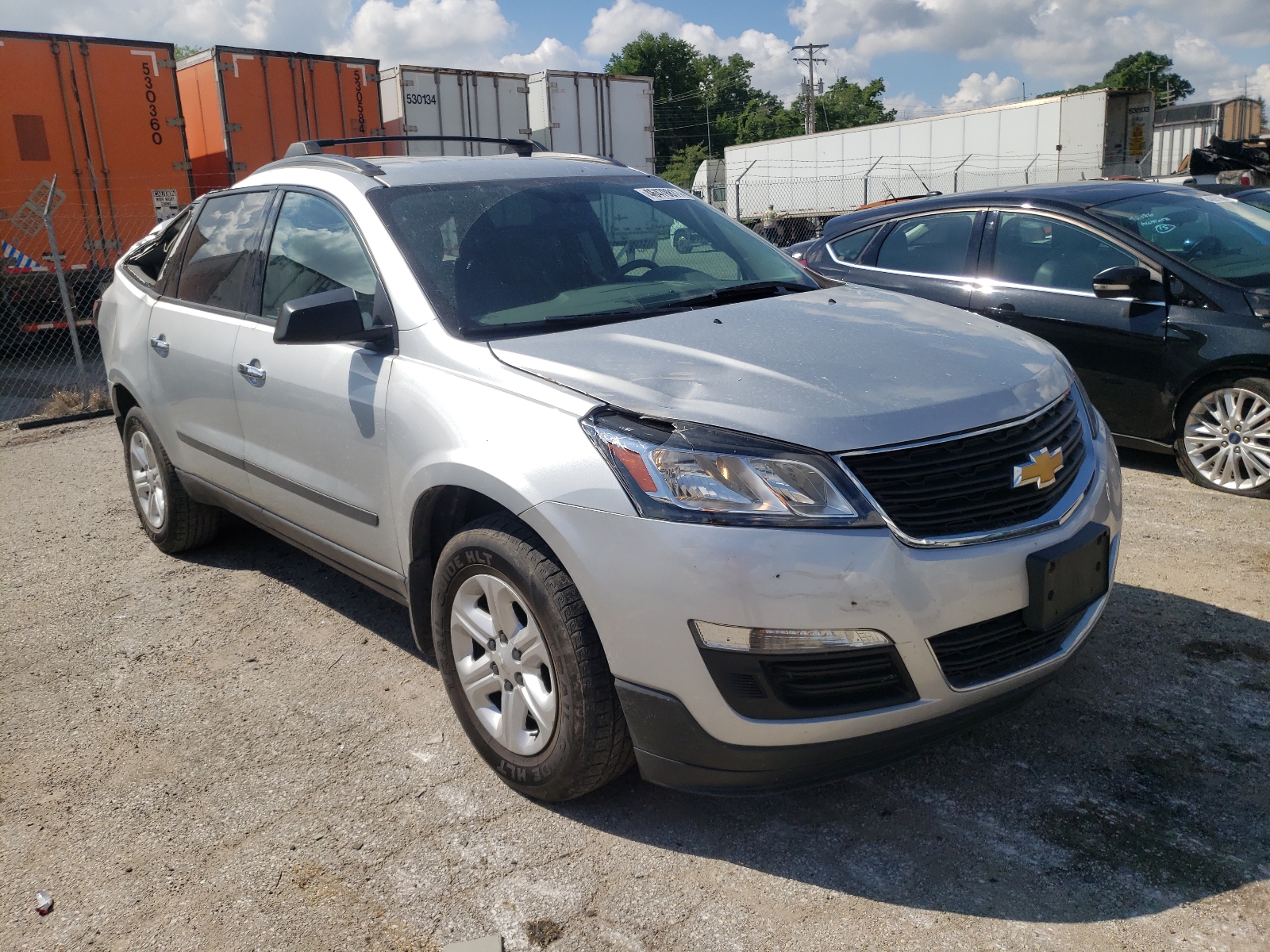 CHEVROLET TRAVERSE L 2015 with VIN 1GNKRFED1FJ191953 - Photo from auction