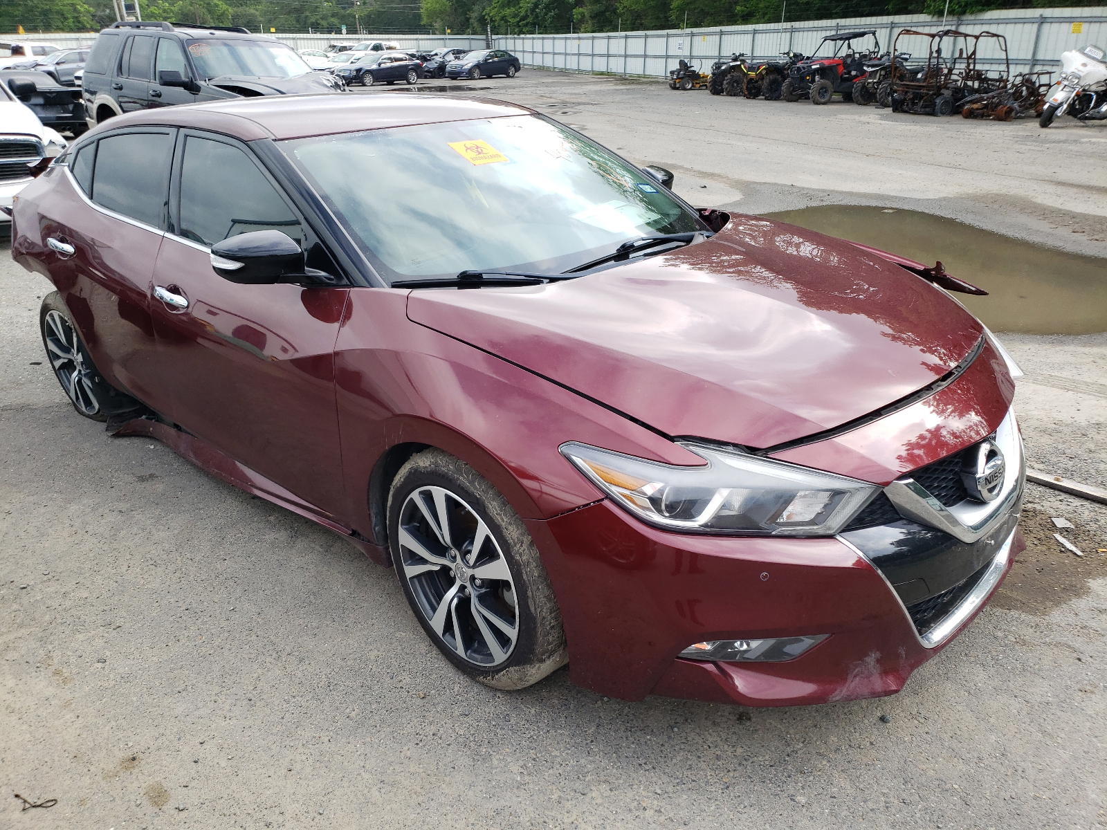 NISSAN MAXIMA 3.5 2017 with VIN 1N4AA6AP3HC404717 - Photo from auction