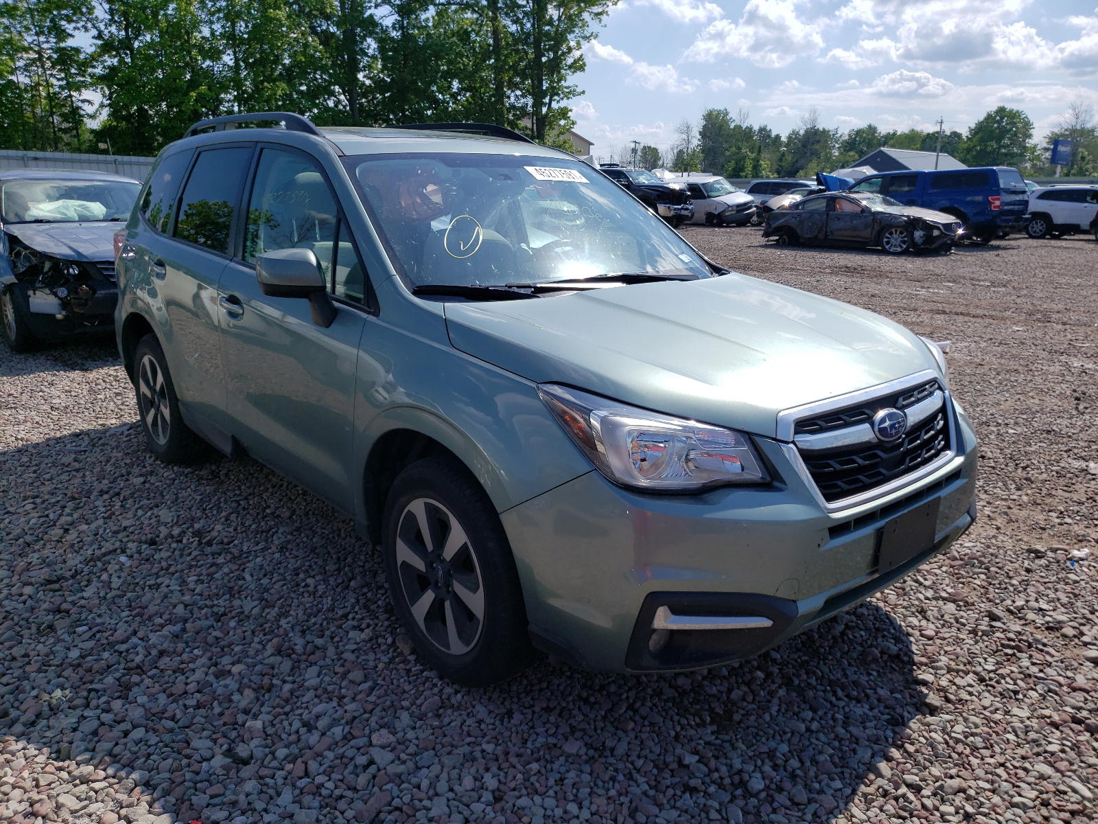 SUBARU FORESTER 2 2018 with VIN JF2SJAGC9JH463948 - Photo from auction