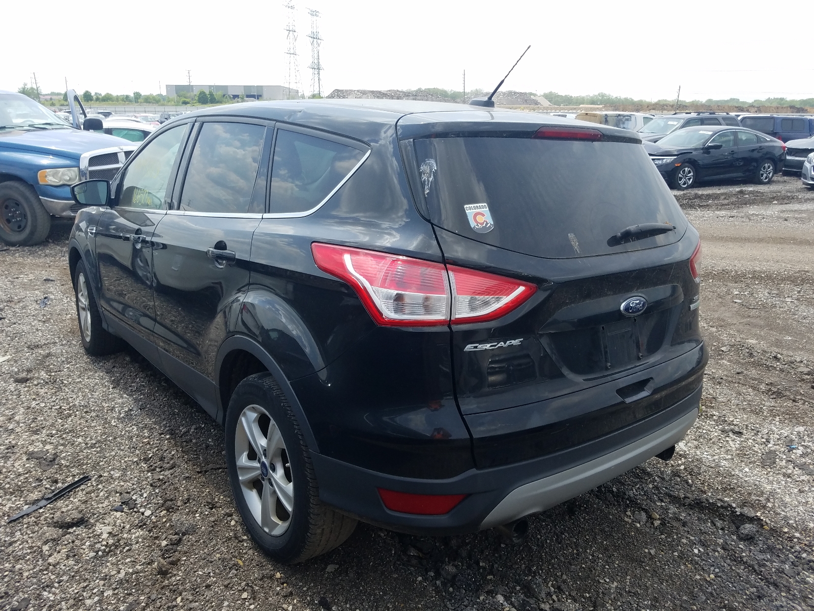 Photo 3 from auction – 2013 FORD ESCAPE SE with VIN 1FMCU0G94DUA35303