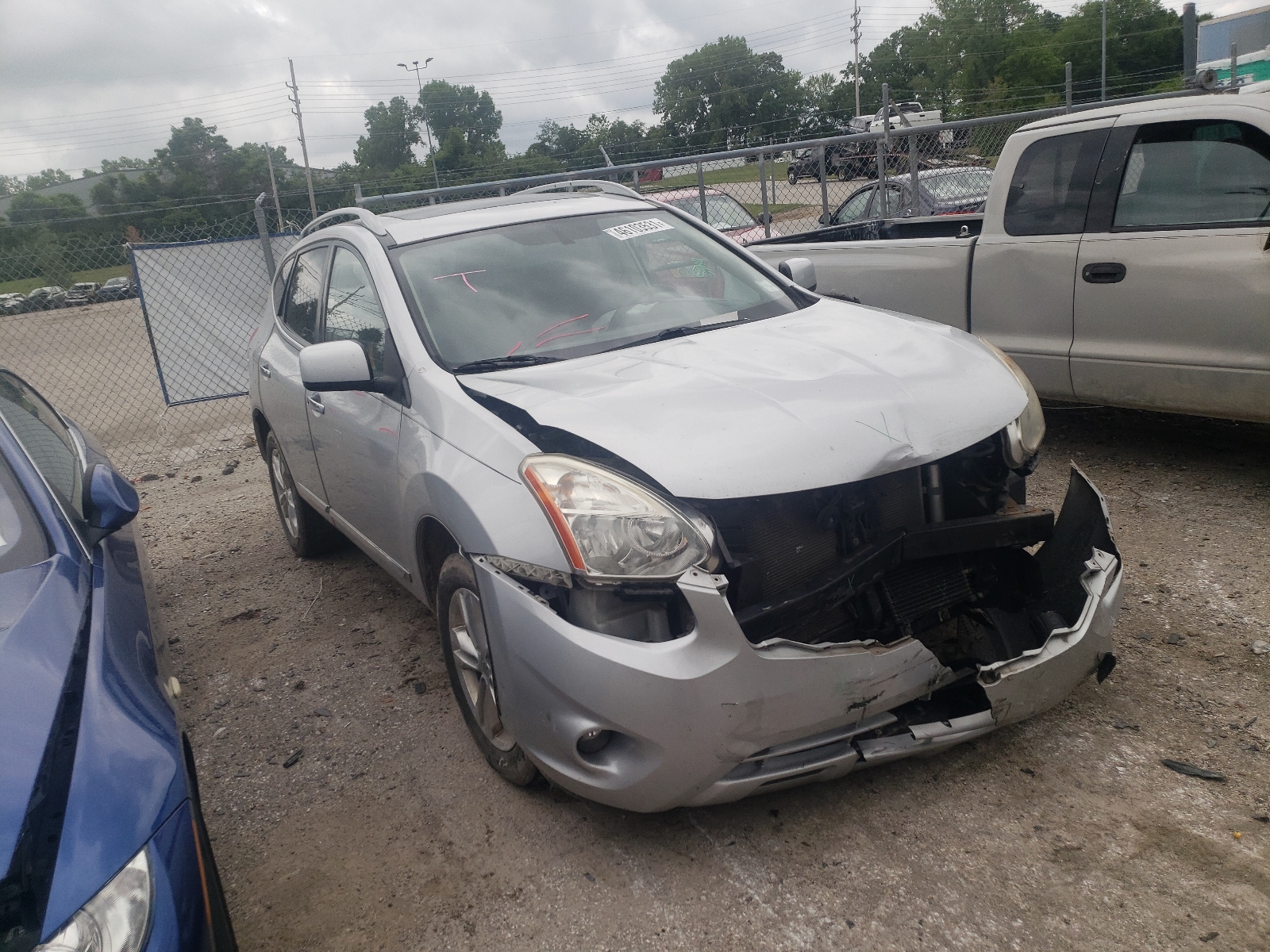 NISSAN ROGUE 2013 with VIN JN8AS5MV9DW130271 - Photo from auction