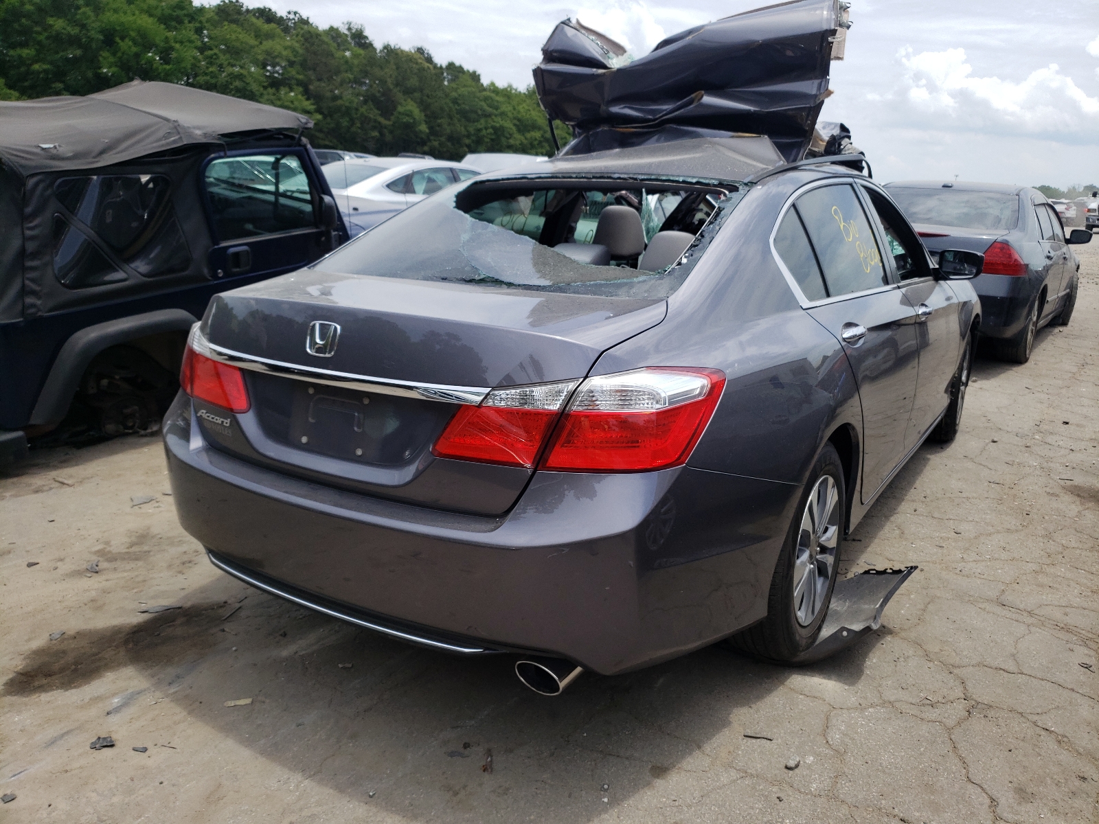 Photo 4 from auction – 2014 HONDA ACCORD LX with VIN 1HGCR2F33EA090361