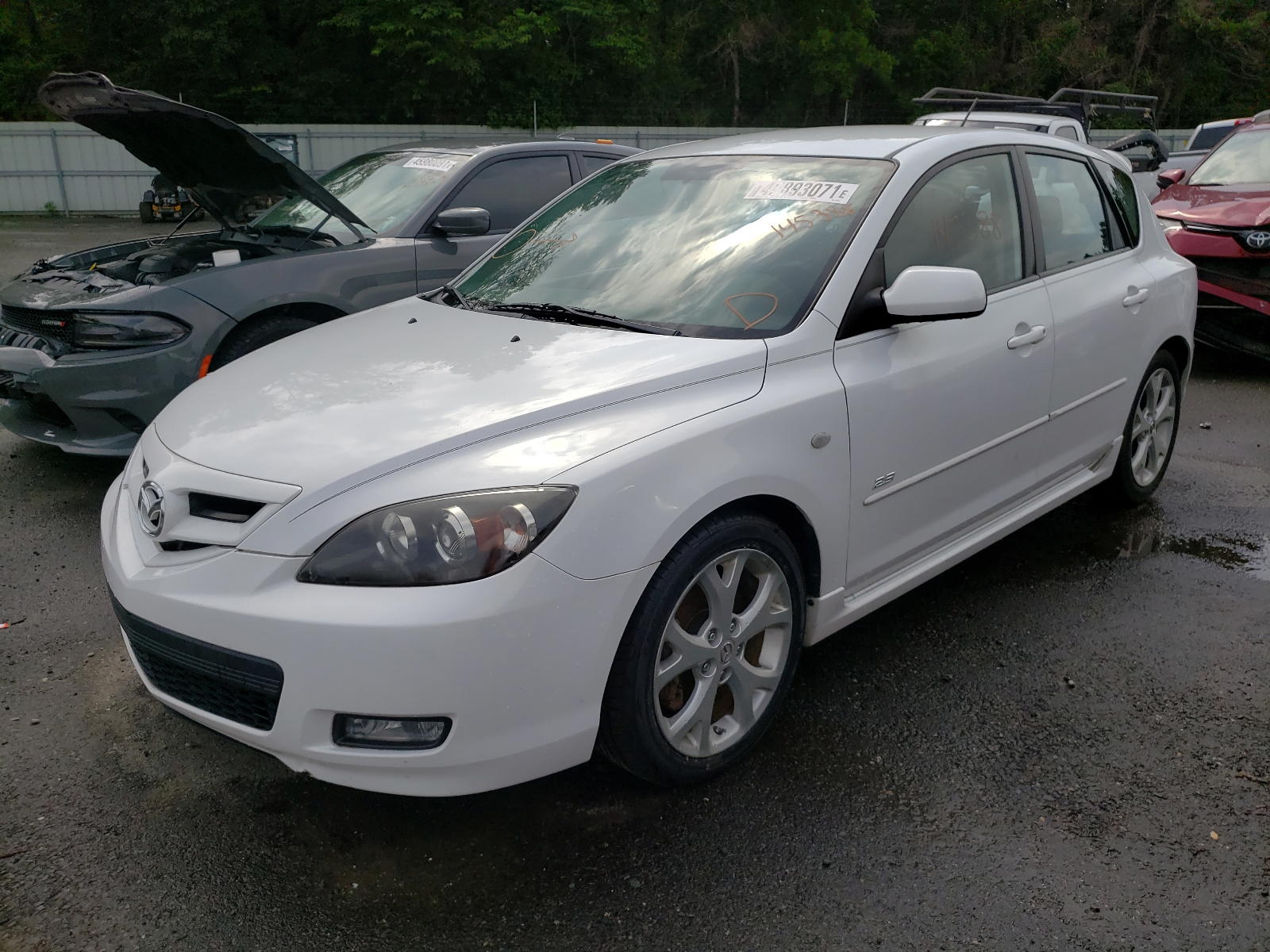 Photo 2 from auction – 2008 MAZDA 3 HATCHBAC with VIN JM1BK343781162173