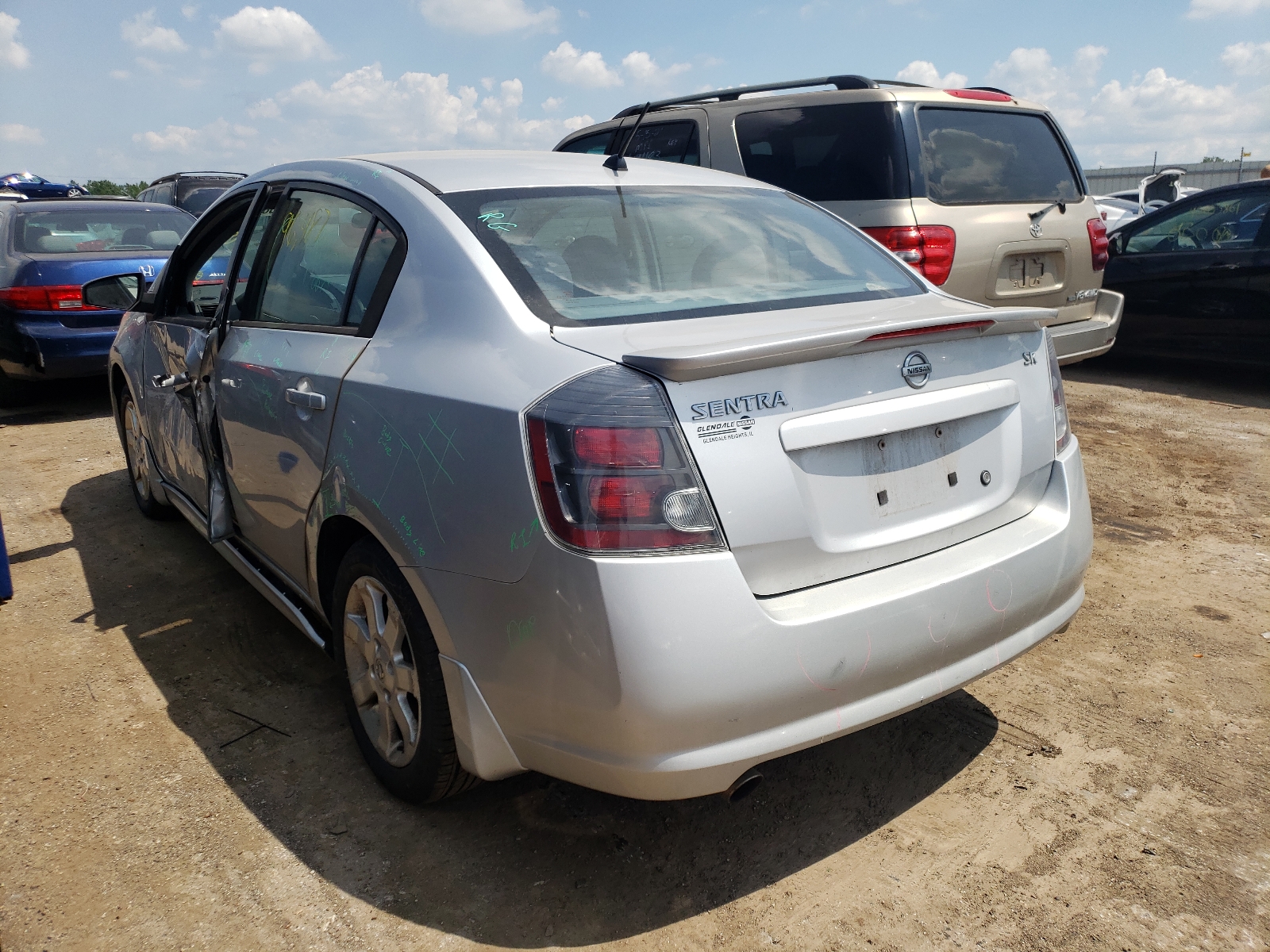 Photo 3 from auction – 2012 NISSAN SENTRA 2.0 with VIN 3N1AB6AP8CL608128