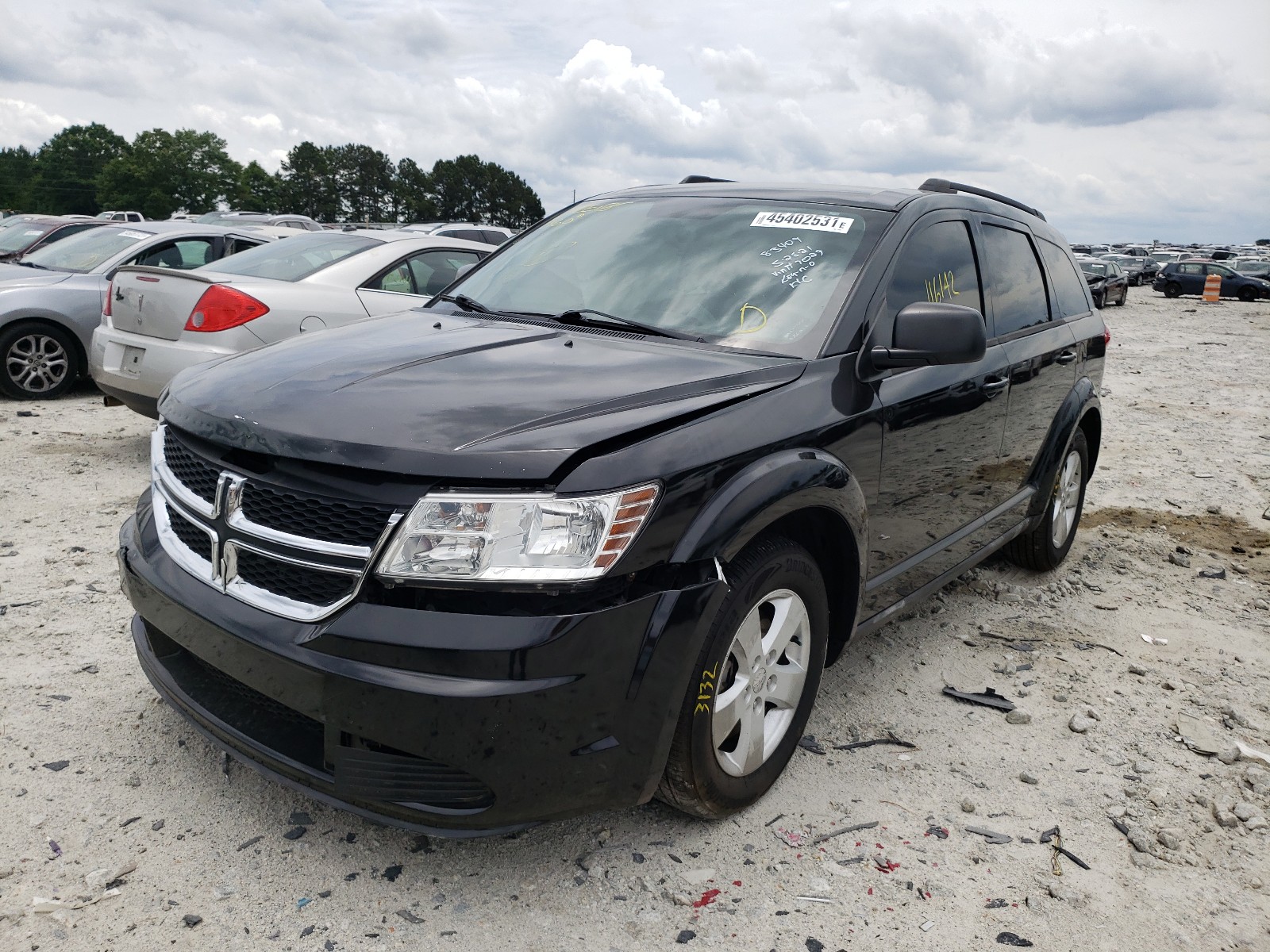 Photo 2 from auction – 2014 DODGE JOURNEY SE with VIN 3C4PDCAB6ET117029