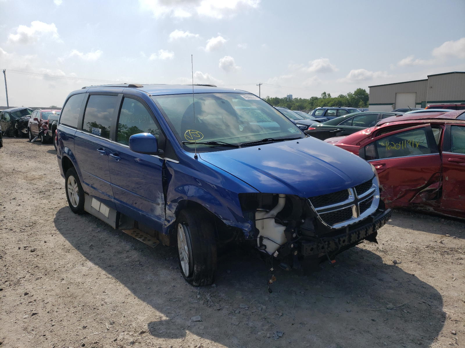 DODGE GRAND CARA 2013 with VIN 2C4RDGDG8DR731850 - Photo from auction