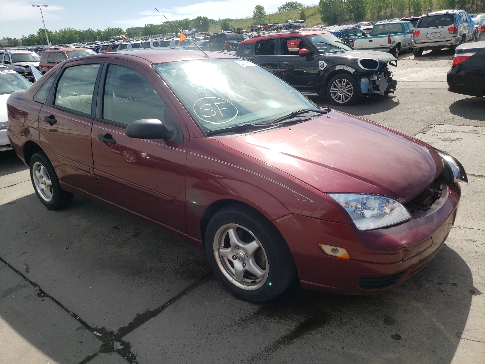 Photo 1 from auction – 2006 FORD FOCUS ZX4 with VIN 1FAHP34N16W113120