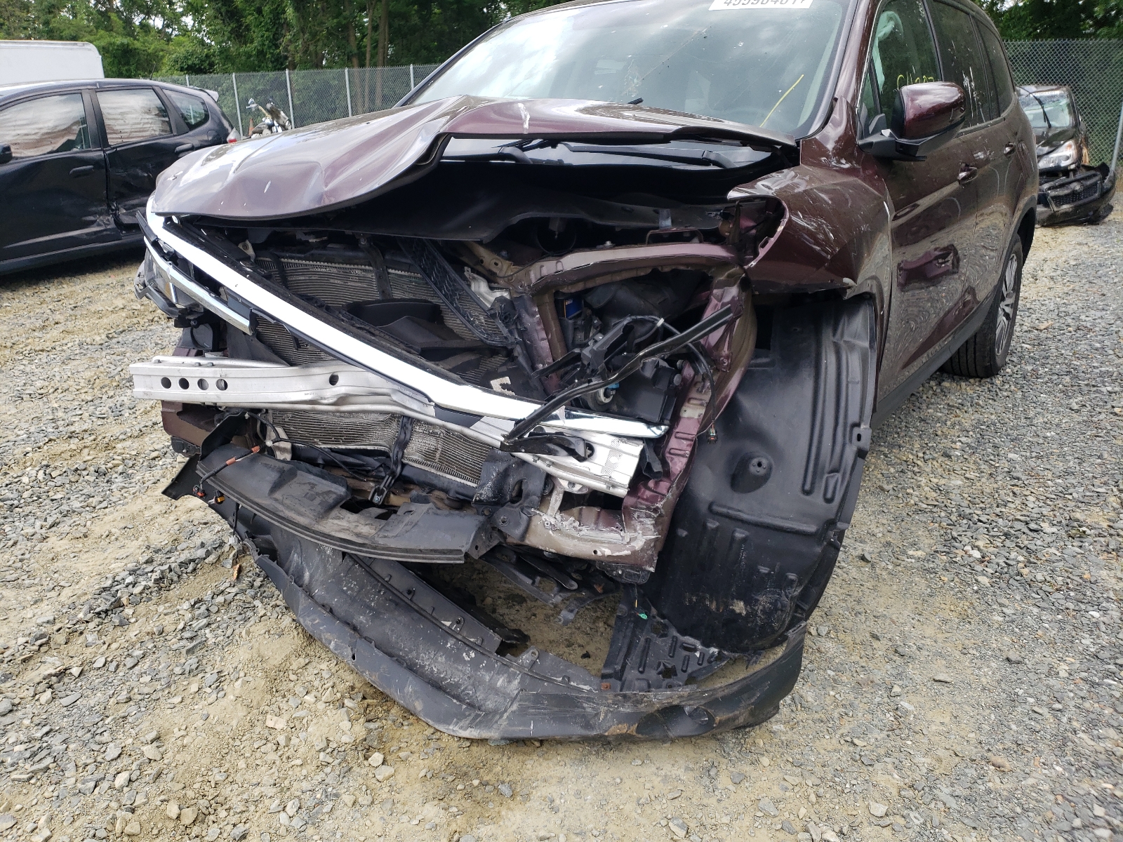 Zdjęcie 9 z aukcji – 2017 HONDA PILOT EX z VIN 5FNYF6H31HB027661