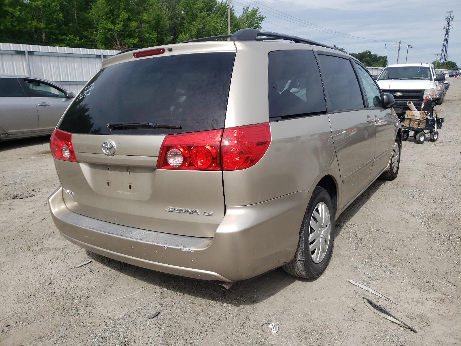 Photo 4 from auction – 2008 TOYOTA SIENNA CE with VIN 5TDZK23C58S138984