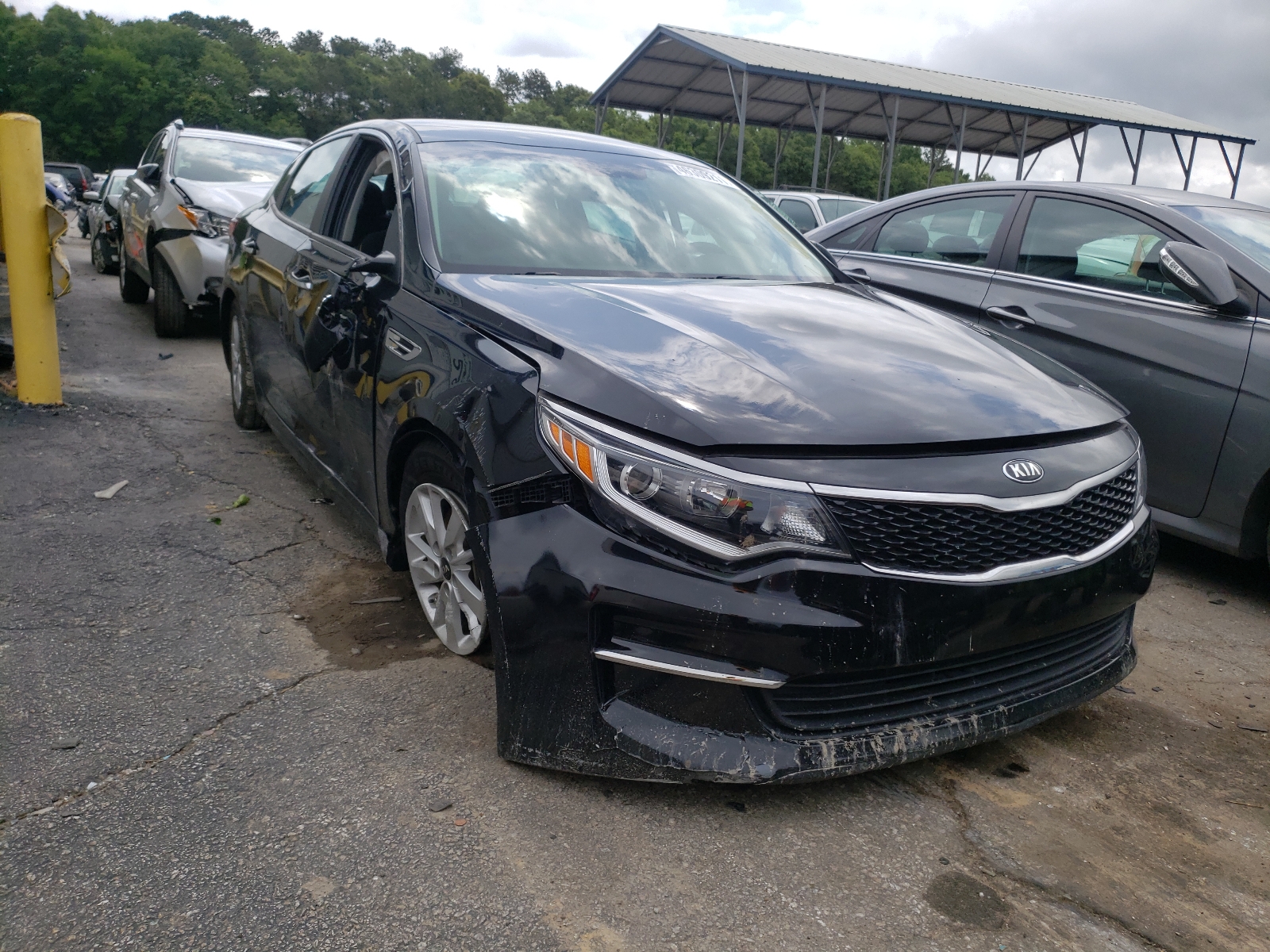 KIA OPTIMA LX 2016 with VIN 5XXGT4L38GG121273 - Photo from auction