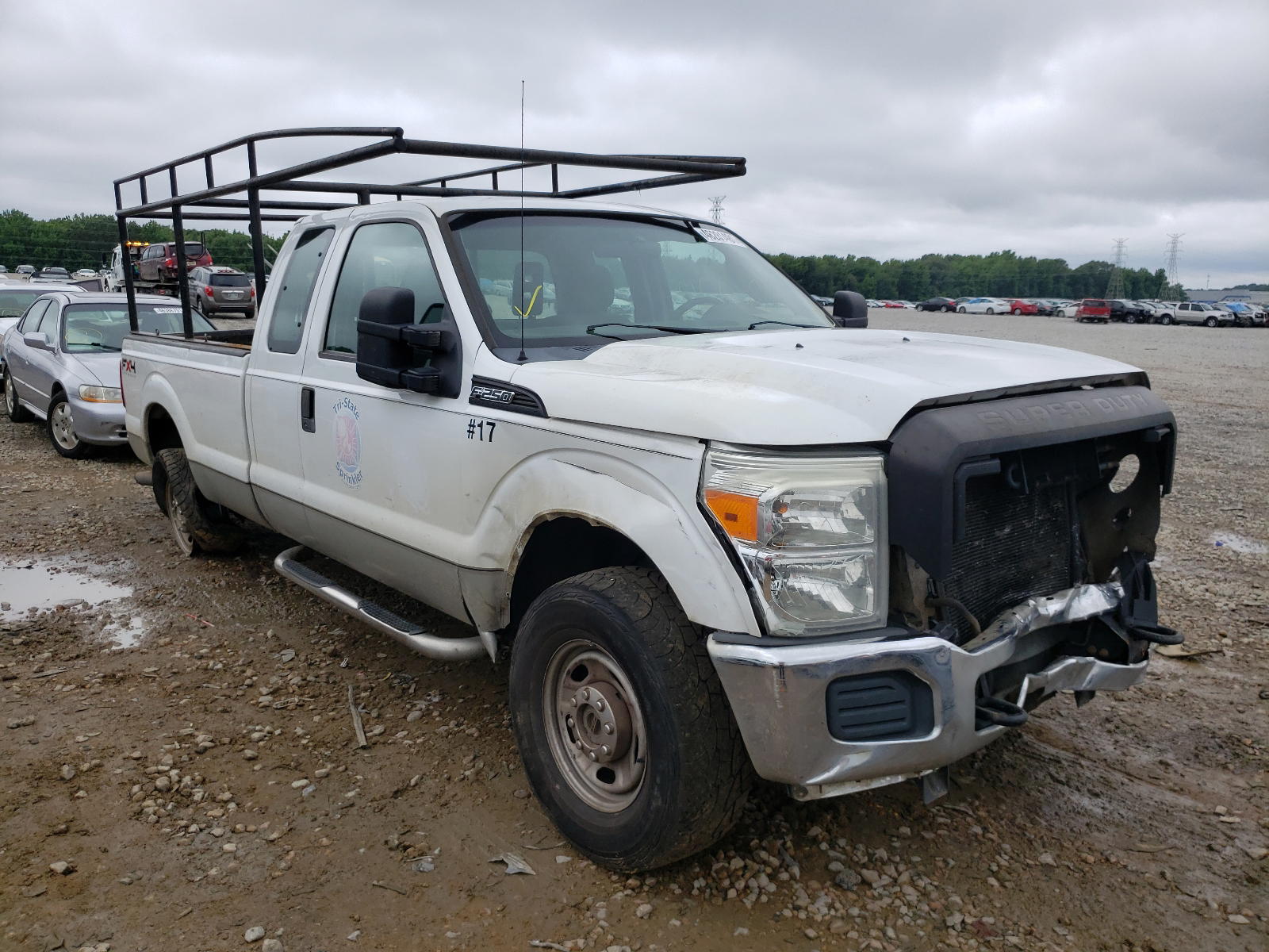 FORD F250 SUPER 2011 with VIN 1FT7X2B64BEA35363 - Photo from auction