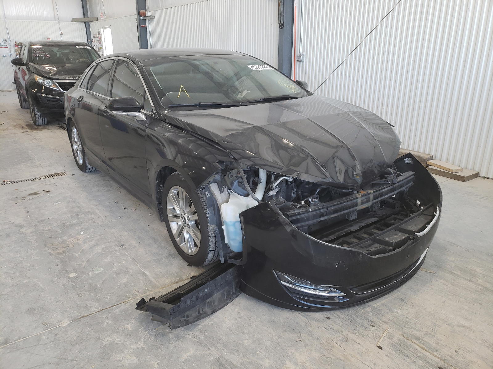LINCOLN MKZ 2014 with VIN 3LN6L2J90ER830328 - Photo from auction