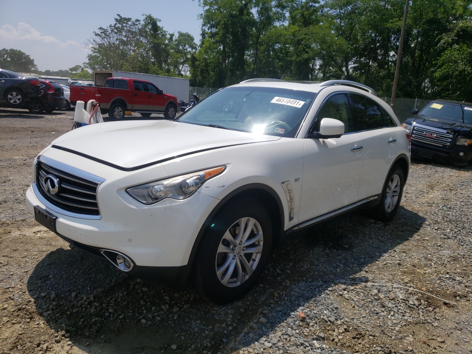Photo 2 from auction – 2014 INFINITI QX70 with VIN JN8CS1MW1EM411052