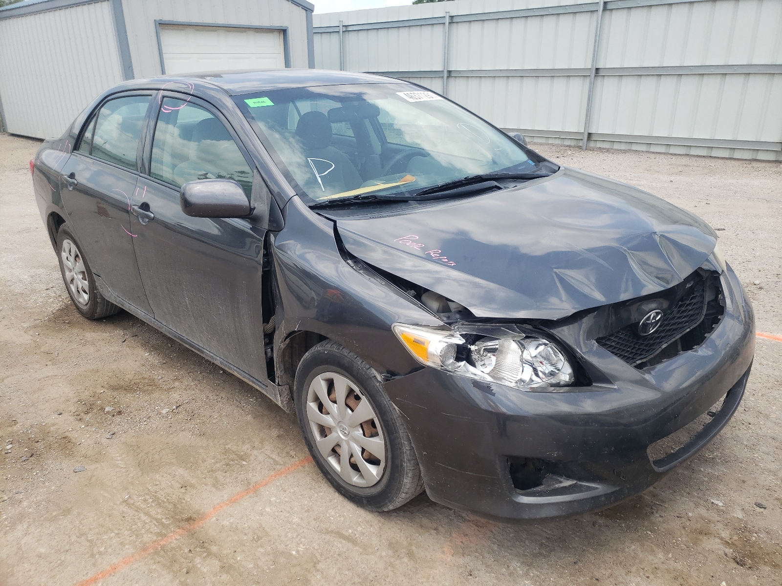 TOYOTA COROLLA BA 2010 with VIN JTDBU4EE9A9095972 - Photo from auction