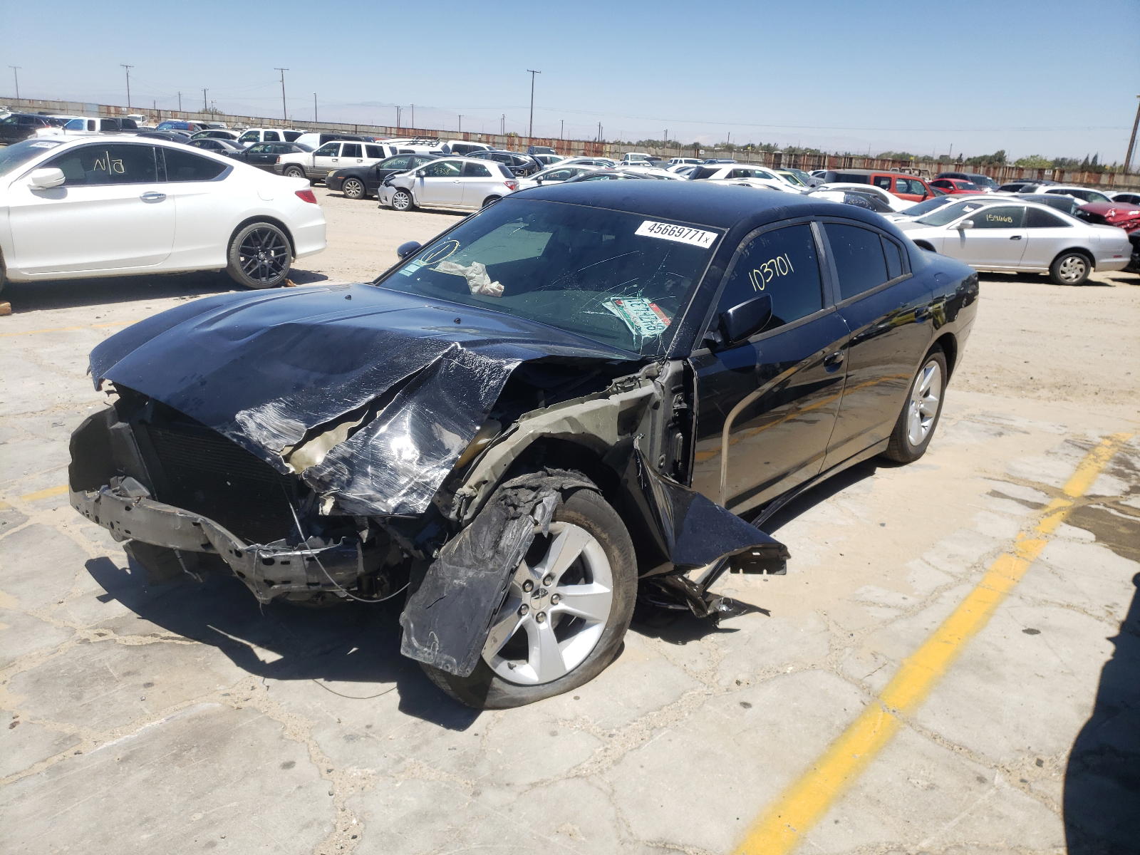 Photo 2 from auction – 2012 DODGE CHARGER SE with VIN 2C3CDXBG7CH109337