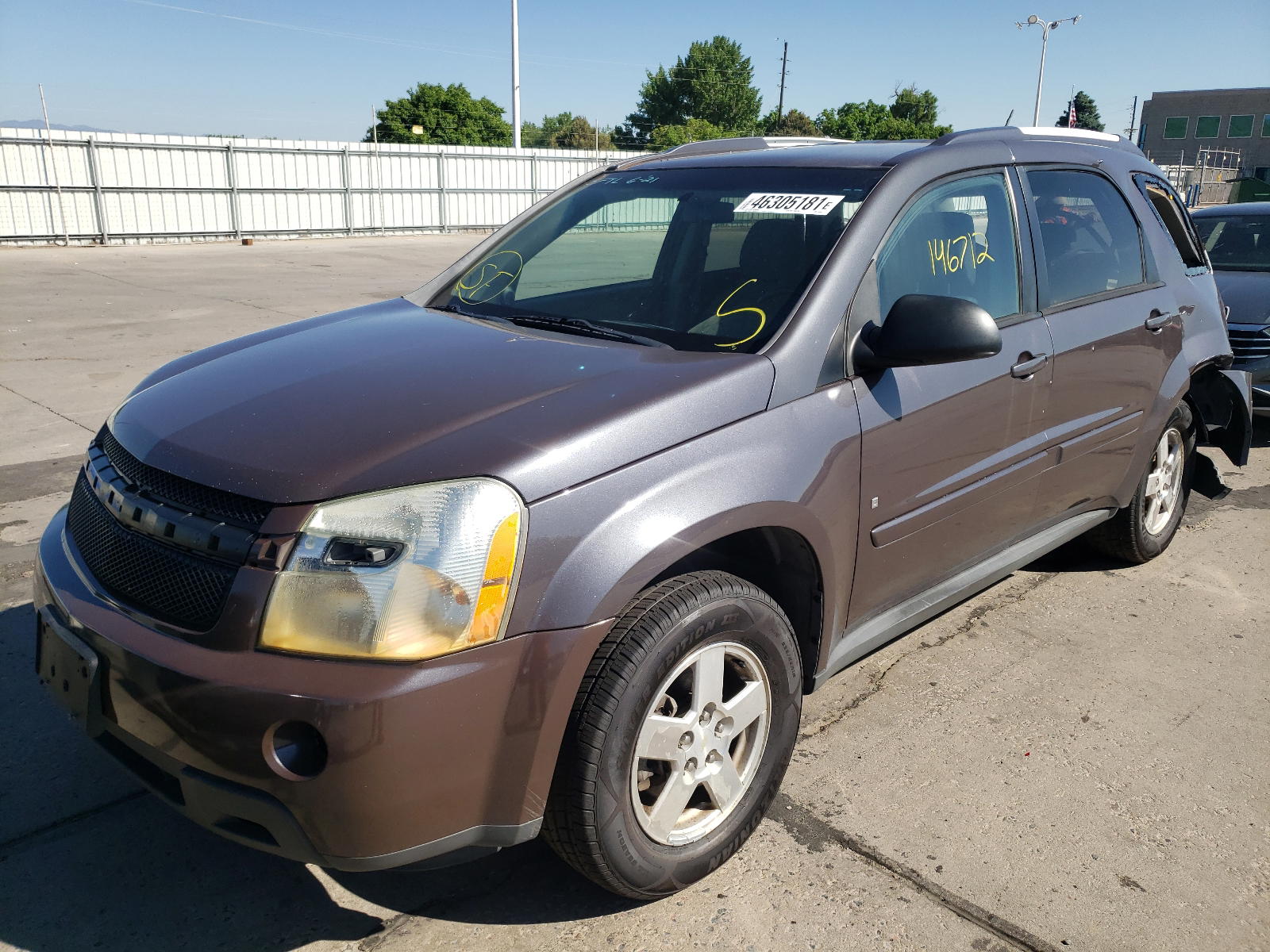 Photo 2 from auction – 2007 CHEVROLET EQUINOX LT with VIN 2CNDL73F476103548