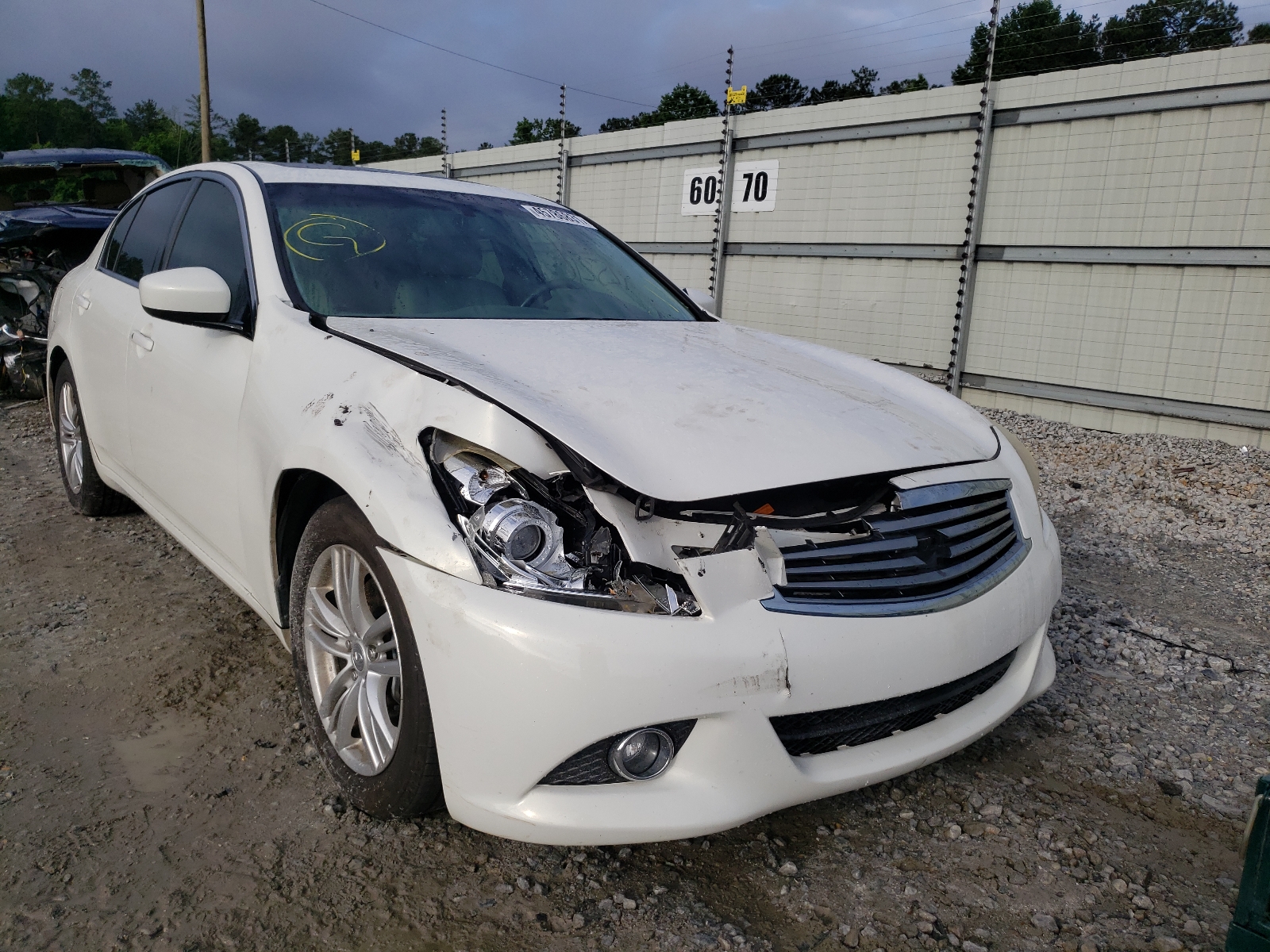 INFINITI G37 BASE 2012 with VIN JN1CV6AP2CM932844 - Photo from auction