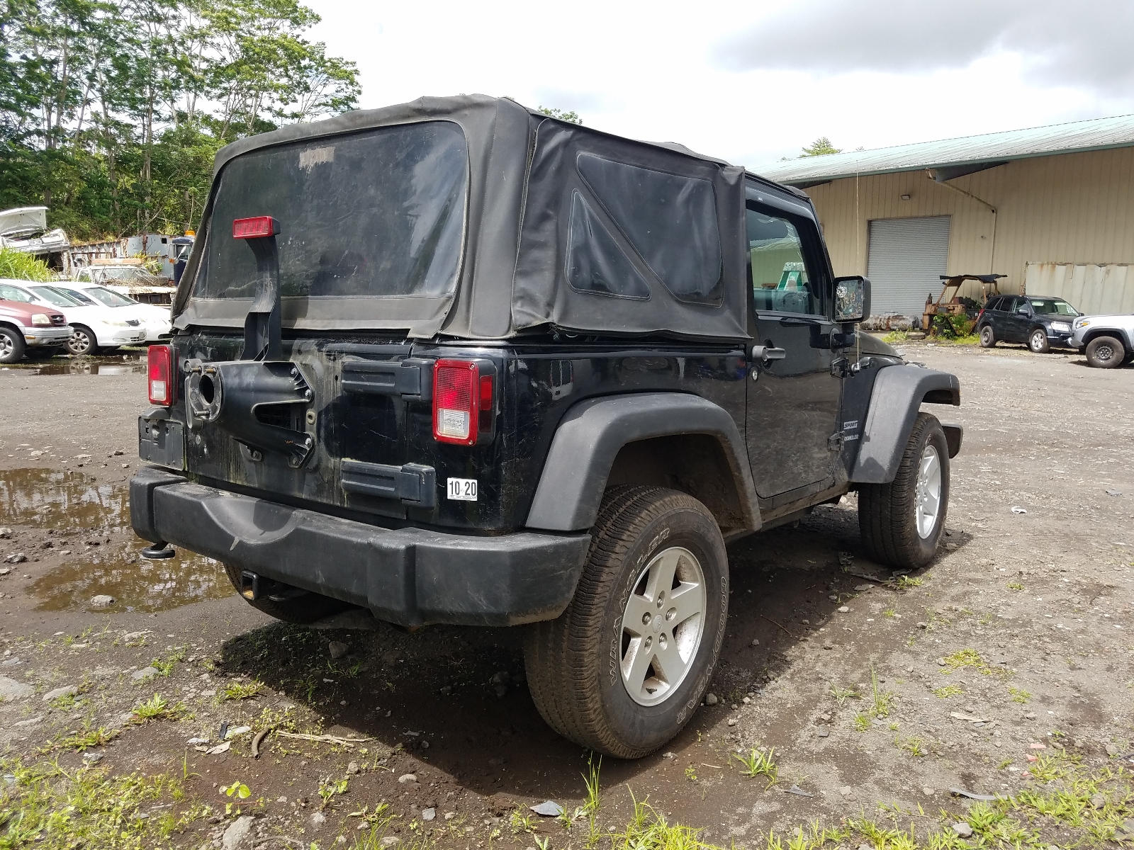 Photo 4 from auction – 2012 JEEP WRANGLER S with VIN 1C4AJWAG4CL255950