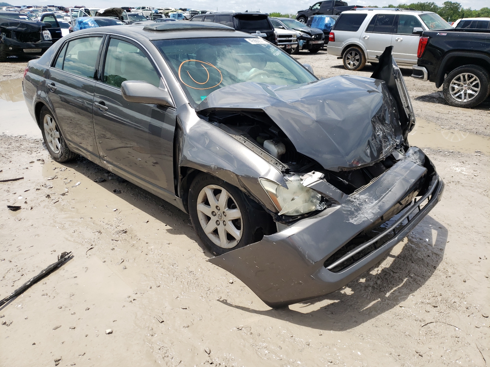 TOYOTA AVALON 2007 with VIN 4T1BK36B16U122909 - Photo from auction