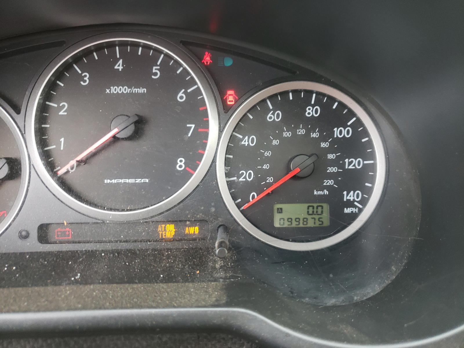 Photo 8 from auction – 2007 SUBARU IMPREZA WR with VIN JF1GD74617H501751
