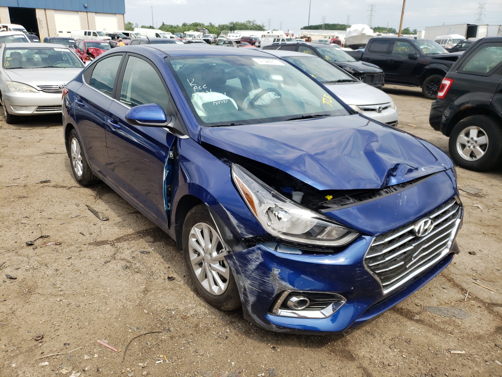 Photo 1 from auction – 2021 HYUNDAI ACCENT SE with VIN 3KPC24A68ME133751