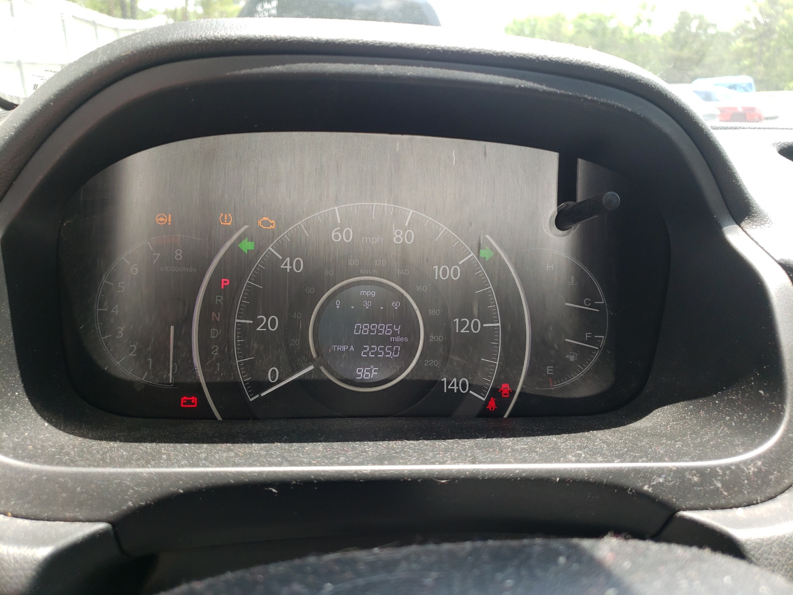 Photo 8 from auction – 2014 HONDA CR-V EX with VIN 2HKRM3H53EH512696