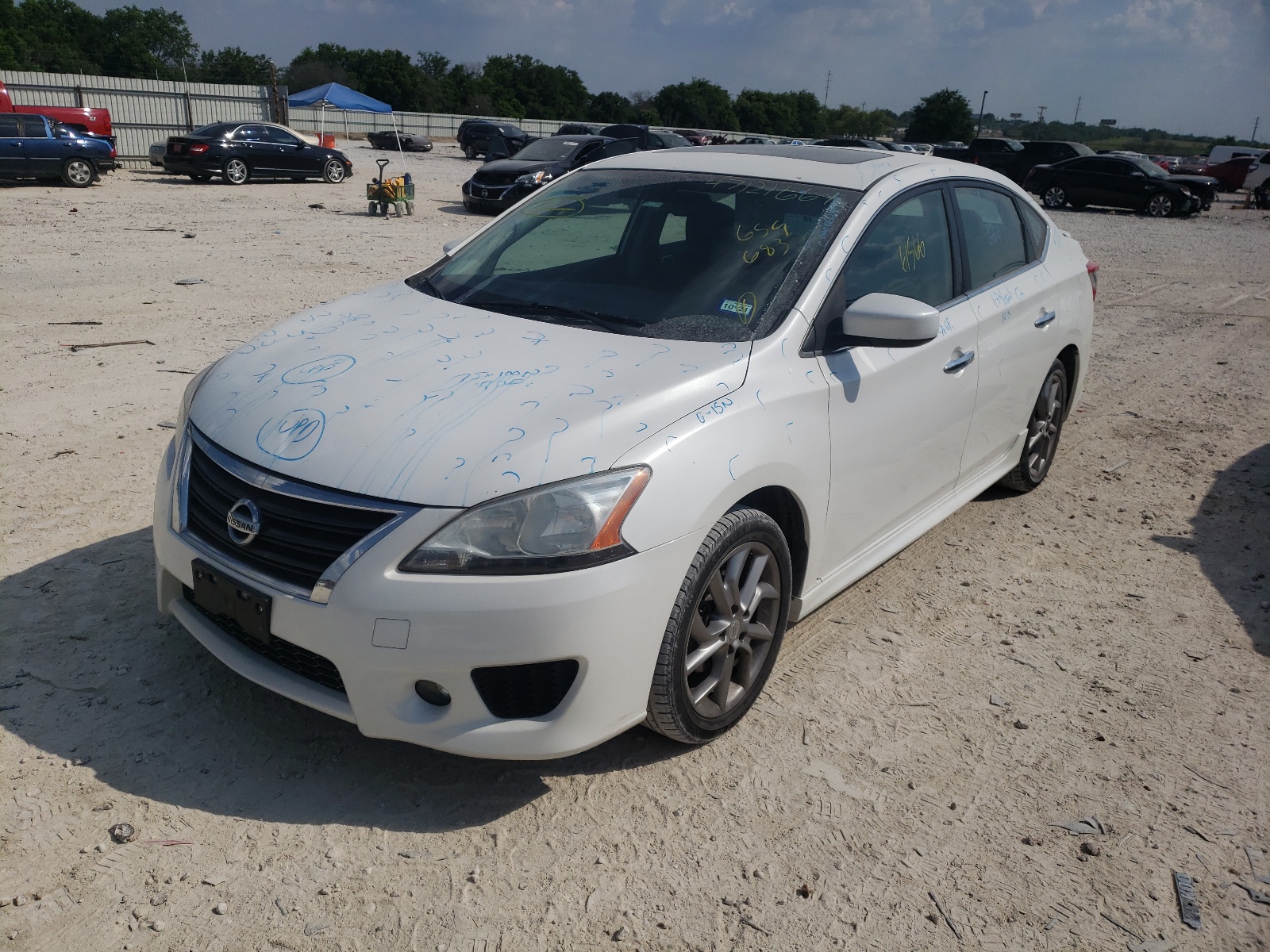 Photo 2 from auction – 2014 NISSAN SENTRA S with VIN 3N1AB7AP4EL659683