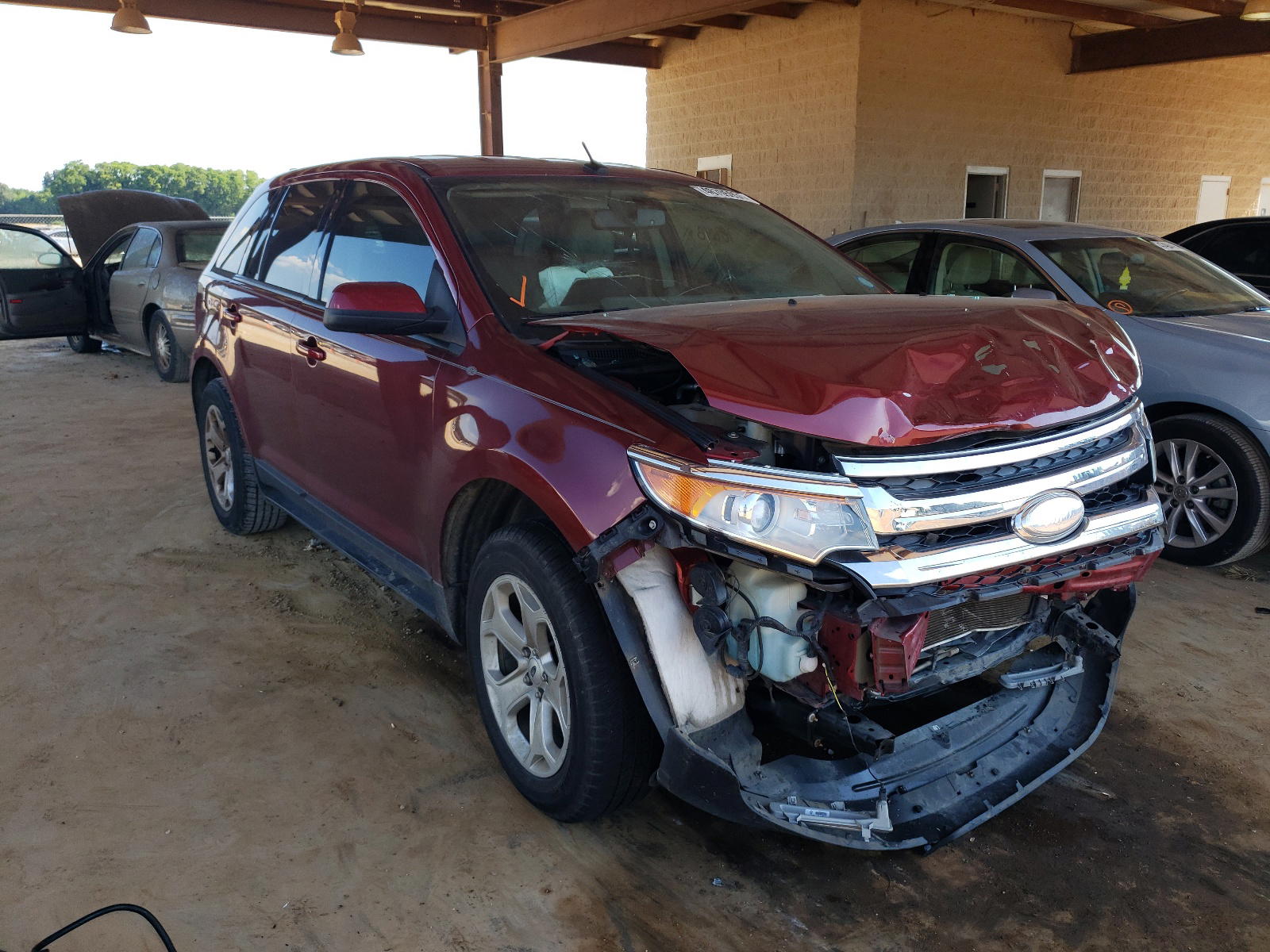 FORD EDGE SEL 2013 with VIN 2FMDK3J90DBA34658 - Photo from auction