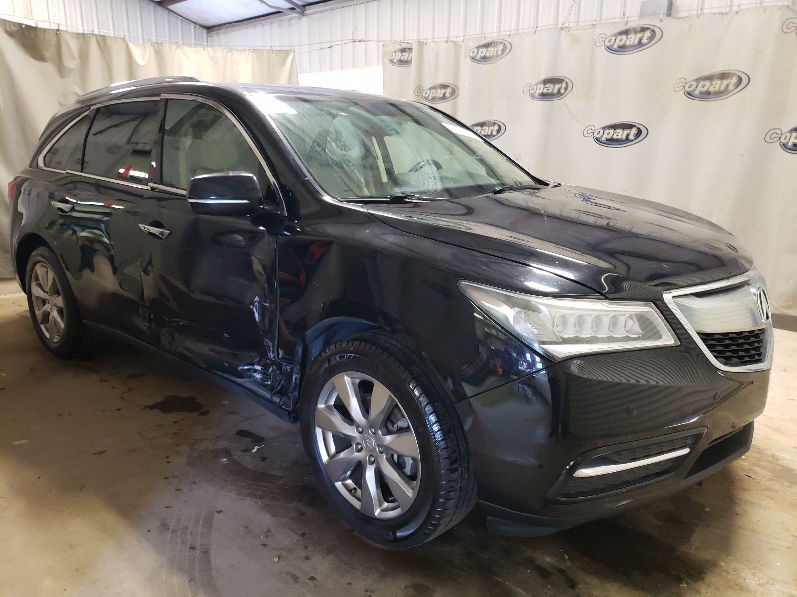ACURA MDX ADVANC 2014 with VIN 5FRYD3H86EB002457 - Photo from auction