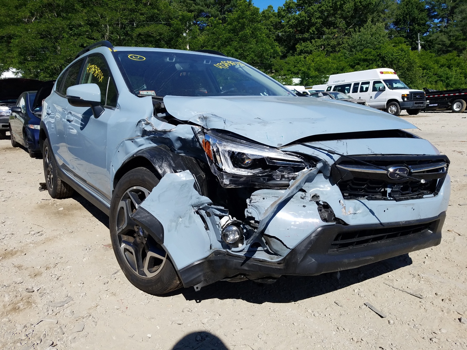SUBARU CROSSTREK 2020 with VIN JF2GTAMC9L8205288 - Photo from auction