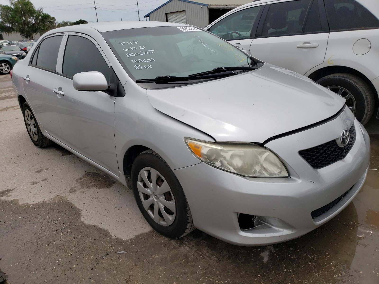 TOYOTA COROLLA BA 2009 with VIN JTDBL40E299067467 - Photo from auction